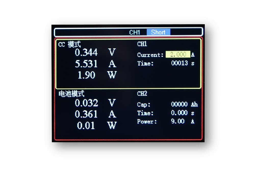 獨(dú)立的短路測(cè)試功能