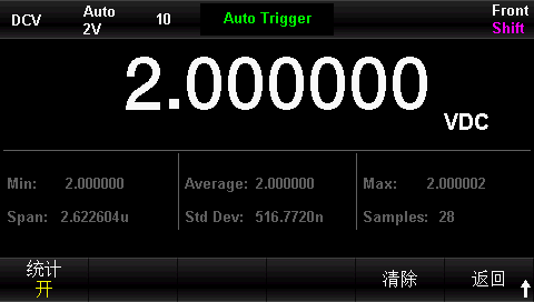 統(tǒng)計(jì)測(cè)量讀數(shù)