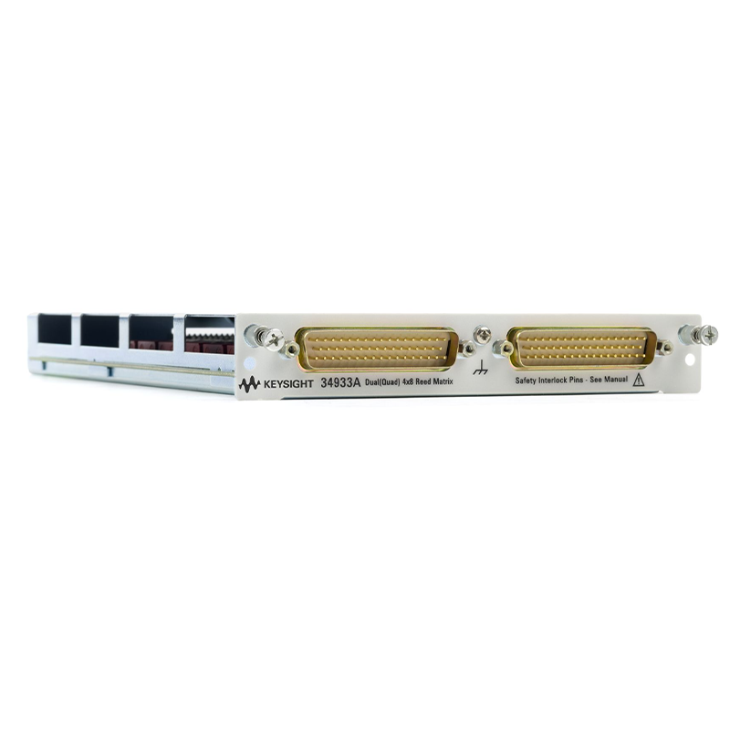 是德科技 34933A 適用于 34980A 的雙/四 4x8 舌簧式矩陣