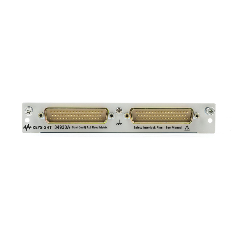 是德科技 34933A 適用于 34980A 的雙/四 4x8 舌簧式矩陣