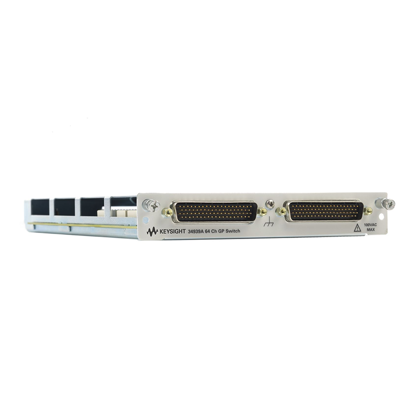 是德科技 34939A 適用于 34980A 的 64 通道 A 型通用開關(guān)