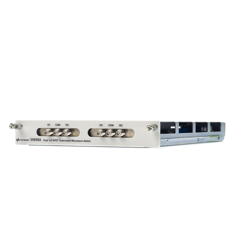 34946A 雙 1x2 SPDT 端接微波開關模塊，適用于 34980A