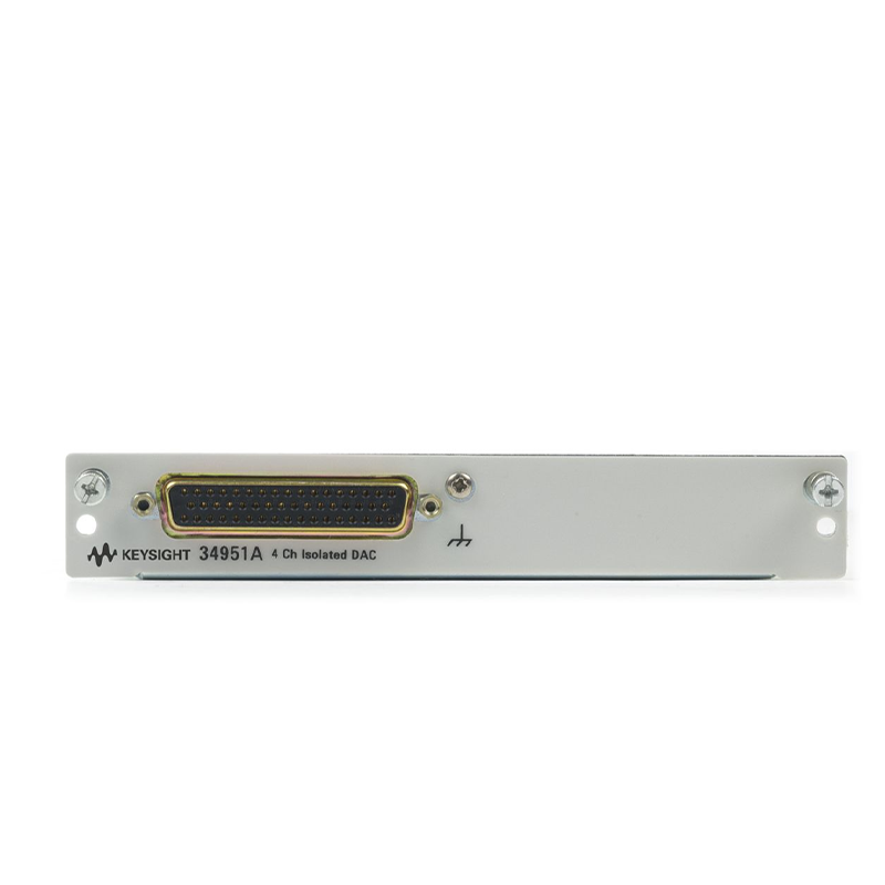 34951A 4 通道數(shù)模轉(zhuǎn)換器，配有用于 34980A 的波形存儲器